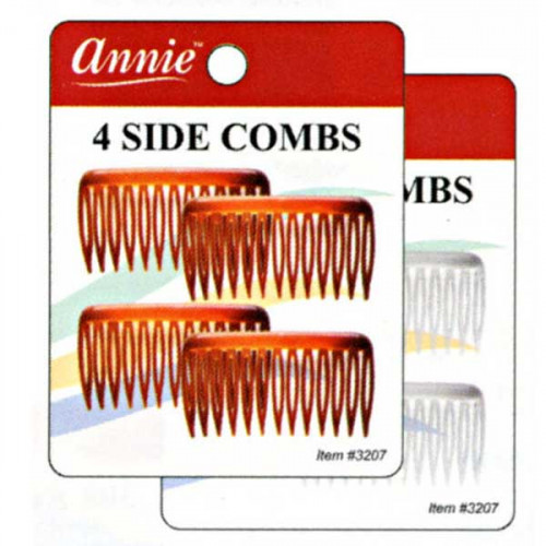 Annie 4 Side Comb Clear #3207 