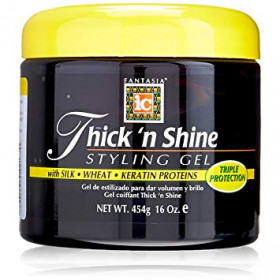 Fantasia Frizz Thick'n Shine Stay Styling Gel 16oz Fantasia Frizz Thick'n Shine Stay Styling Gel 16oz