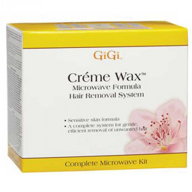 GiGi Creme Wax Hair Removal System Microwave Kit GiGi Creme Wax Hair Removal System Microwave Kit