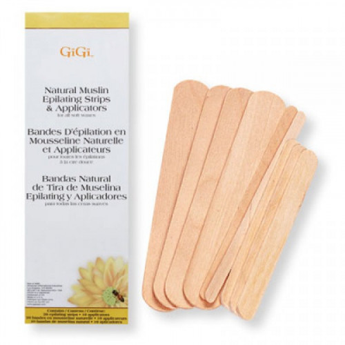 GiGi Muslin Strip & Applicators Combo Pack