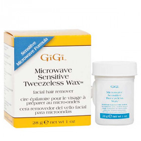 GiGi Microwave Tweezeless Wax Sensitive 1oz GiGi Microwave Tweezeless Wax Sensitive 1oz