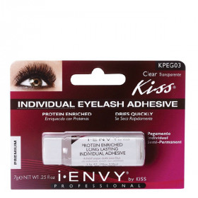 KISS I ENVY INDIVIDUAL EYELASH ADHESIVE CLEAR - KPEG03 KISS I ENVY INDIVIDUAL EYELASH ADHESIVE CLEAR - KPEG03