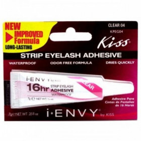 KISS I-ENVY 16HR STRIP EYELASH ADHESIVE CLEAR - KPEG04 KISS I-ENVY 16HR STRIP EYELASH ADHESIVE CLEAR - KPEG04