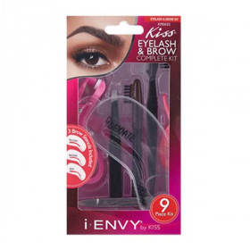 KISS I ENVY EYELASH & BROW COMPLETE KIT - KPEK02 KISS I ENVY EYELASH & BROW COMPLETE KIT - KPEK02