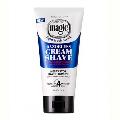 Magic Razorless Cream Shave Regular Strength 6oz Magic Razorless Cream Shave Regular Strength 6oz