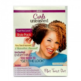 Organic Root Stimulator Curls Unleashed Get the Look Style Pack - FLAT TWIST Organic Root Stimulator Curls Unleashed Get the Look Style Pack - FLAT TWIST