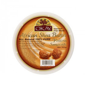 OKAY Pure Naturals African Shea Butter Yellow Smooth 16oz OKAY Pure Naturals African Shea Butter Yellow Smooth 16oz