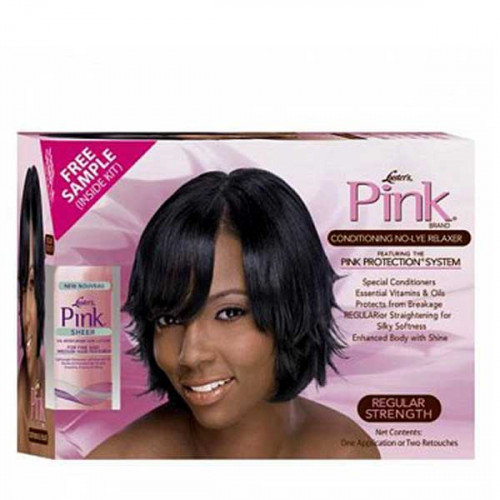 Pink Relaxer Kit Conditioning No-Lye Regular  Pink Relaxer Kit Conditioning No-Lye Regular