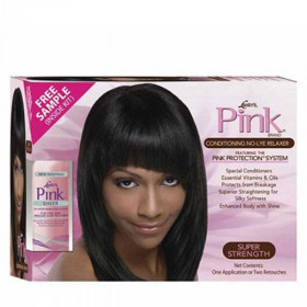 Pink Relaxer Kit Conditioning No-Lye Super Pink Relaxer Kit Conditioning No-Lye Super