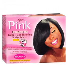 Pink Enhanced Triple+ Conditioning No-Lye Relaxer Regular  Pink Enhanced Triple+ Conditioning No-Lye Relaxer Regular