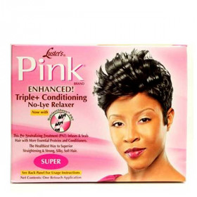 Pink Enhanced Triple+ Conditioning No-Lye Relaxer Super Pink Enhanced Triple+ Conditioning No-Lye Relaxer Super