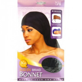 QFITT SATIN BRAID BONNET QFITT SATIN BRAID BONNET
