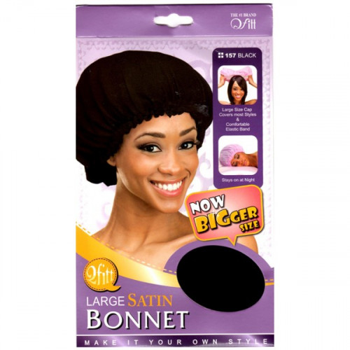 QFITT LARGE SATIN BONNET