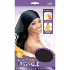 QFITT LARGE SATIN TRIANGLE WRAP QFITT LARGE SATIN TRIANGLE WRAP