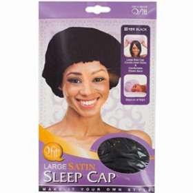 QFITT LARGE SATIN SLEEP CAP QFITT LARGE SATIN SLEEP CAP