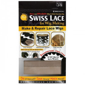 Qfitt Swiss Lace For Wig or Closure Making Brown Qfitt Swiss Lace For Wig or Closure Making Brown