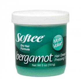 Softee Bergamot Hair Dress - Dry Hair Formula 5oz. Softee Bergamot Hair Dress - Dry Hair Formula 5oz.