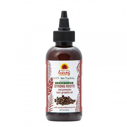 Tropic Isle Living Strong Roots Red Pimento Hair Growth Oil 4oz Tropic Isle Living Strong Roots Red Pimento Hair Growth Oil 4oz