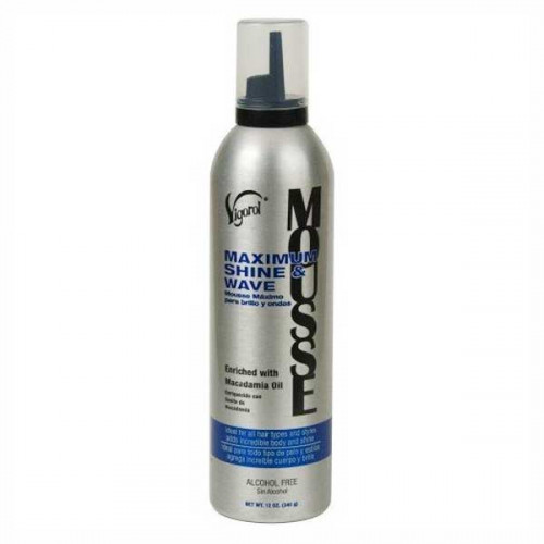 Vigorol Maximum Shine & Wave Mousse 12oz