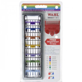 Wahl 8-Pack Color Coded Cutting Guides Wahl 8-Pack Color Coded Cutting Guides