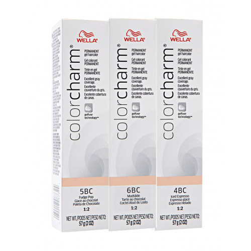 Wella Color Charm Cool Brown Permanent Gel Hair Color  Wella Color Charm Cool Brown Permanent Gel Hair Color