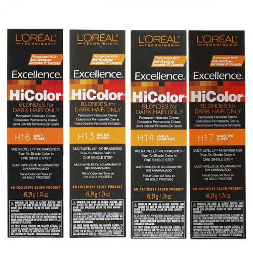 L'Oreal Excellence HiColor Blondes for Dark Hair Only  L'Oreal Excellence HiColor Blondes for Dark Hair Only