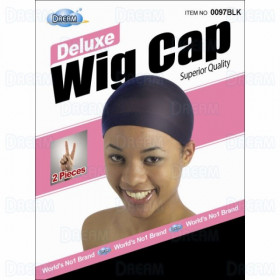 DREAM WOMENS WIG CAP 2PCS BLACK #097 DREAM WOMENS WIG CAP 2PCS BLACK #097