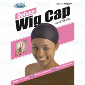 DREAM WOMENS WIG CAP 2PCS BROWN #097 DREAM WOMENS WIG CAP 2PCS BROWN #097